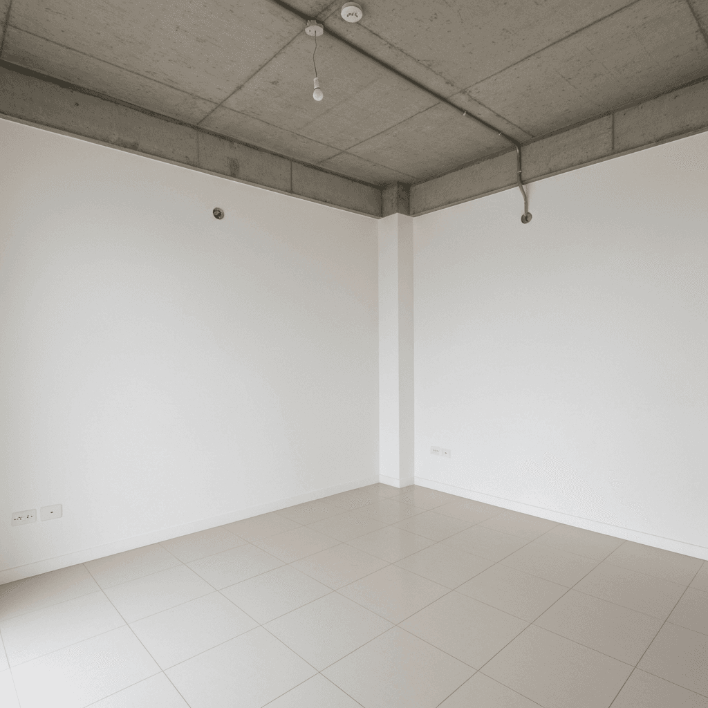 HDB living room before renovation