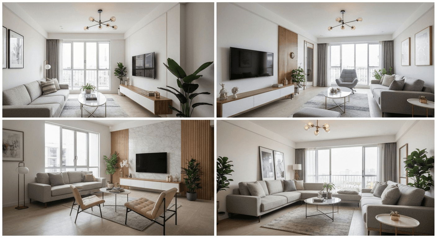 HDB Living Room Design Ideas for 2026: 12 Styles with Real Examples