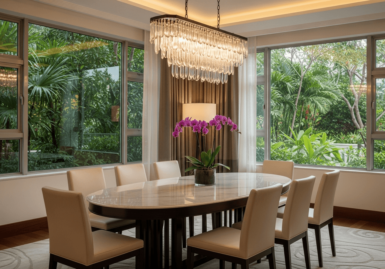 Resort Living Dining Room design Singapore