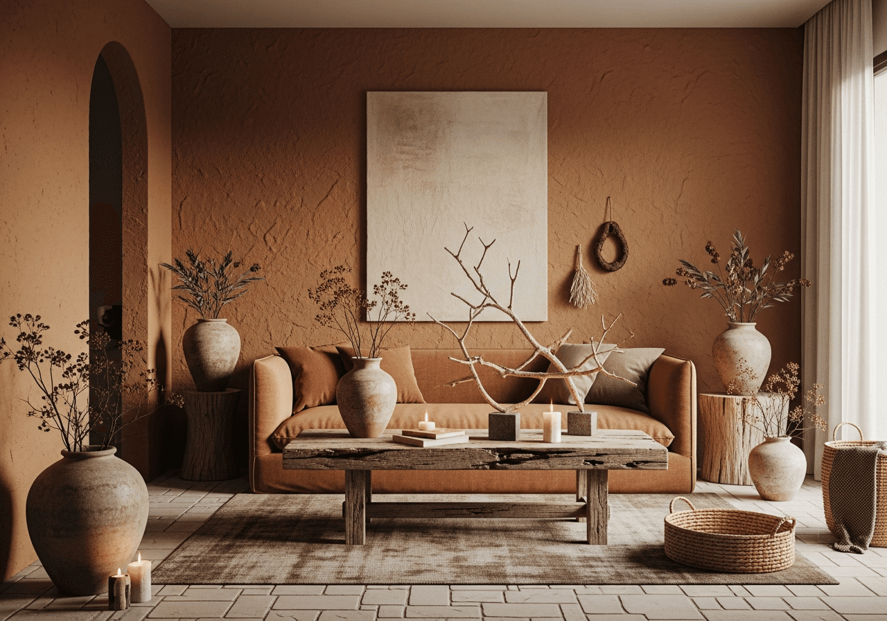 Wabi-Sabi Living Room design Singapore