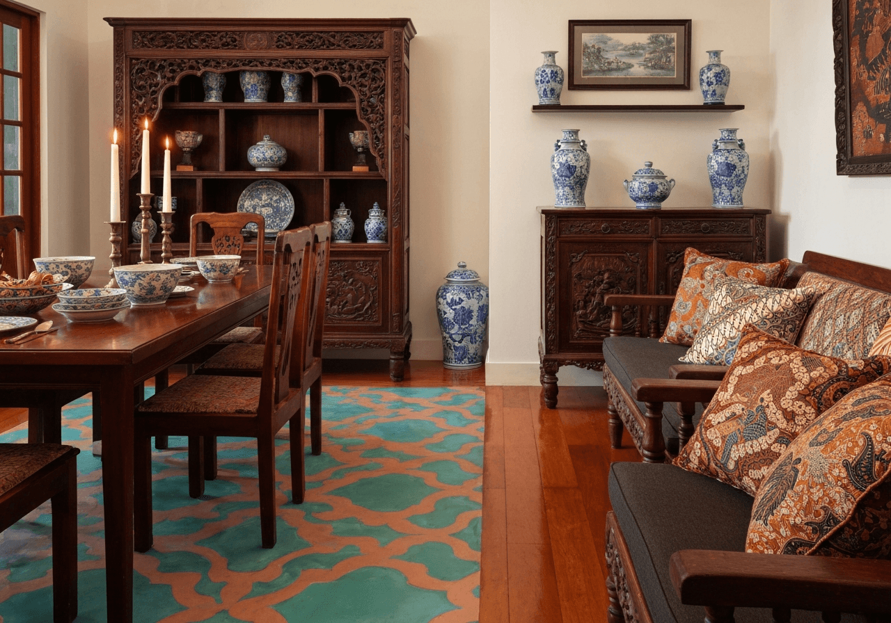 Peranakan interior design Singapore